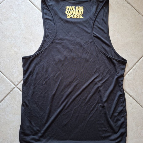 Leone 1947 DNA Tank top, black with gold details, XL unisex