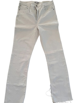 Zara white high-waisted flare jeans like new, size 46