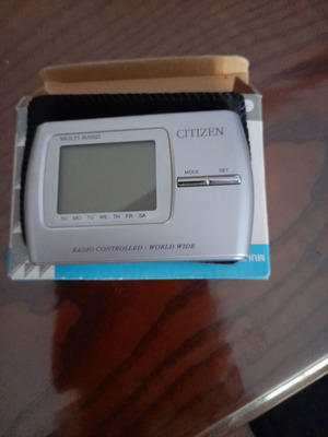 Ρολόι ταξιδίου Citizen LCD καινούργιο με πολλές λειτουργίες