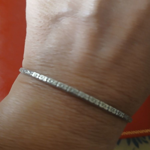 Silver 925 bangle 6.5 cm opening, like new