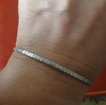Silver 925 bangle 6.5 cm opening, like new