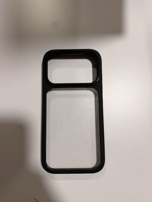iPhone 17 Pro camera frame case, black