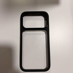 iPhone 17 Pro camera frame case, black