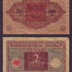 Germany 2 Mark 1920 banknote