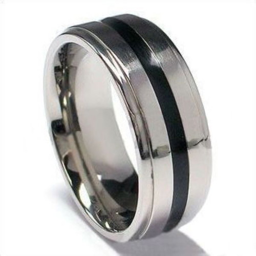 Pair of stainless steel rings new