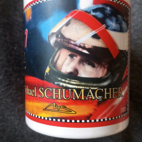 Michael Schumacher F1 collectible mug like new