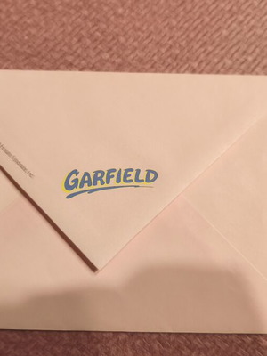 Garfield letter envelope used