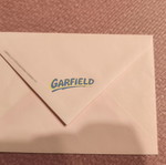Garfield letter envelope used