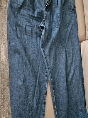 Zara denim pants baggy fit size 40 like new blue
