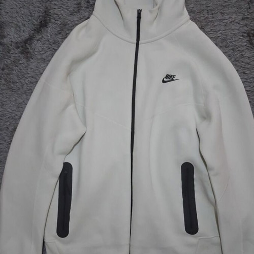 Nike Tech Fleece hoodie XL like new, white and sugar color