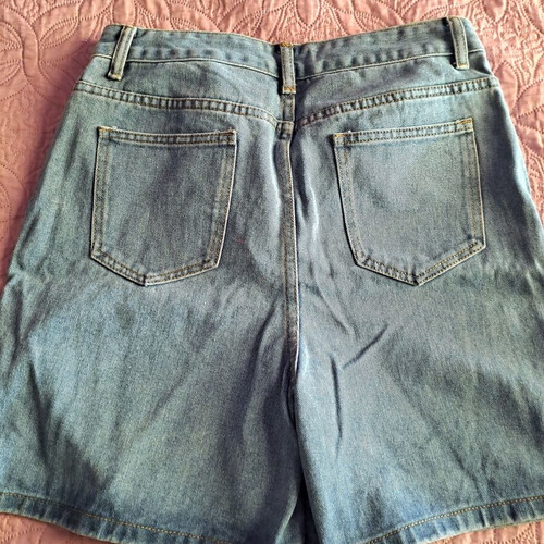 Shein denim shorts, size L, blue