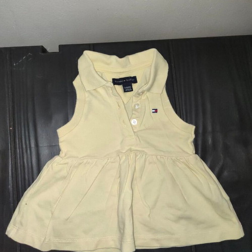 Tommy Hilfiger baby dress size 3-6 months pastel yellow like new
