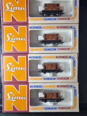 Lima collectible train model N scale, pack of 4, new