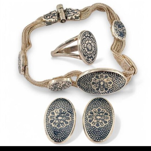 Silver jewelry set Ottoman style 925 like new