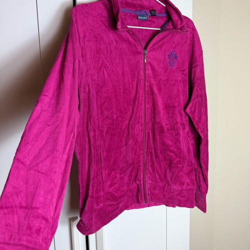 Esmara velvet women's cardigan fuchsia purple medium like new