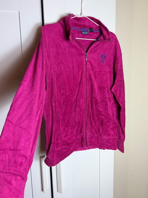 Esmara velvet women's cardigan fuchsia purple medium like new
