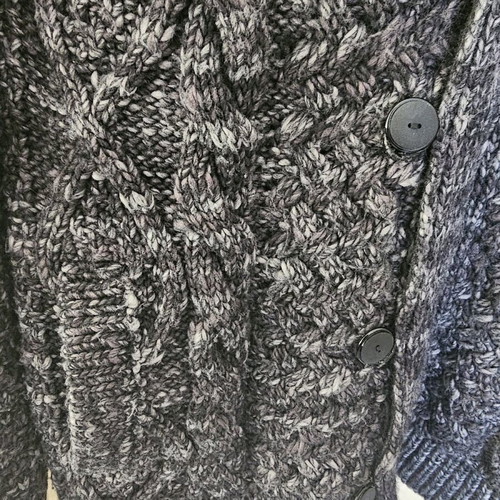 Scotch & Soda men's knitted cardigan used, size Large, grey