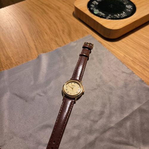 Casio LTP-1006 Vintage Gold σαν καινούργιο με δερμάτινο λουράκι