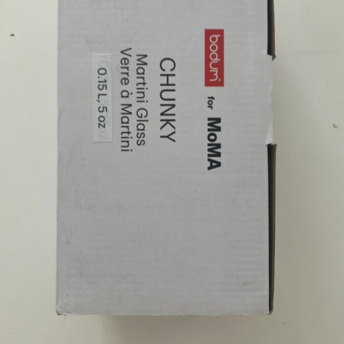 Bodum for MoMA Martini Glasses new