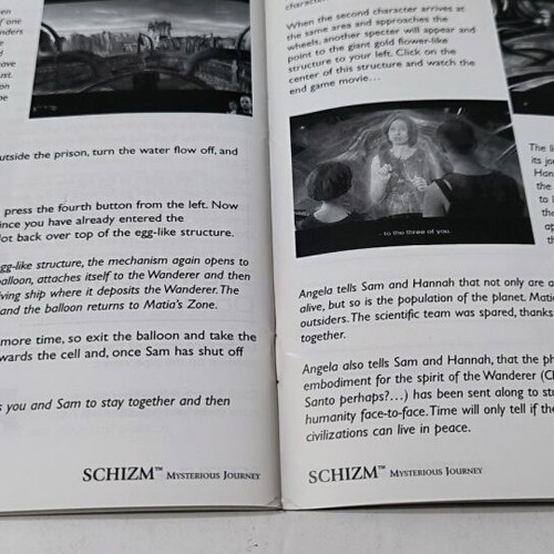Schizm Mysterious Journey Official Strategy & Solution Guide like new