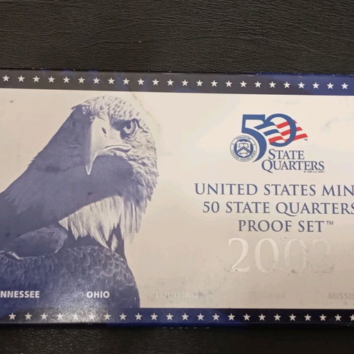 United States Proof Set 2002 with 5 Uncirculated Coins