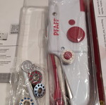 Handheld sewing machine used