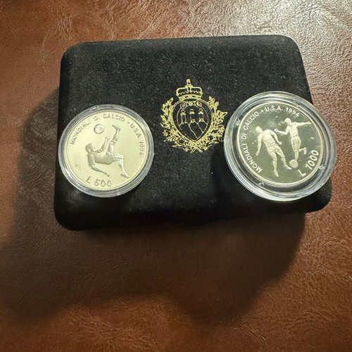 San Marino Proof Coin Collection 1994 World Cup like new