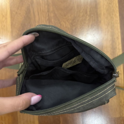 Camel Active shoulder bag, dark green