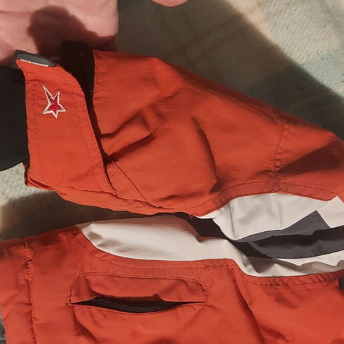 Ski jacket used for 3-4 years old, red unisex