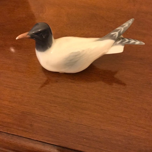Original Copenhagen porcelain decorative bird used
