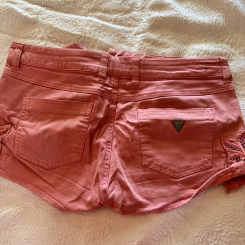 Guess shorts used, very short, denim, size S