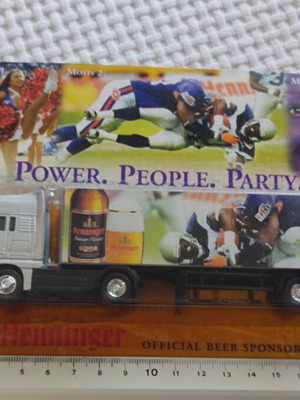 Henninger Beer Advertising H0 Truck Trailer like new