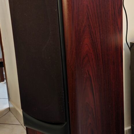 Crystal Audio Twin V6 floorstanding speakers, cherry