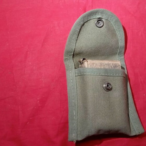 U.S Army WWII Hemostatic Bandage like new with Greek pouch