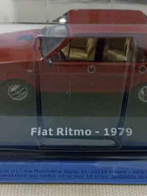 Unforgettable Cars Fiat Ritmo 1979 1:43 model new with magazine