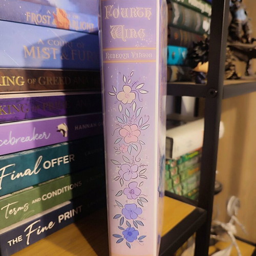 Fourth Wing dust jacket for hardback edition new