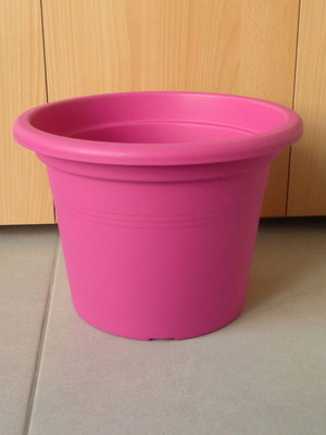 Γλάστρα Artevasi Vaso Cilindro πλαστική φούξια ροζ