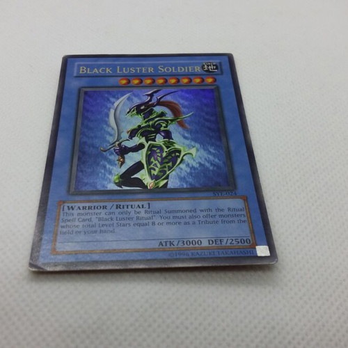 Black Luster Soldier Yu-Gi-Oh! card used, Ultra Rare SYE-024
