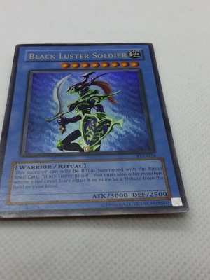 Black Luster Soldier Yu-Gi-Oh! card used, Ultra Rare SYE-024