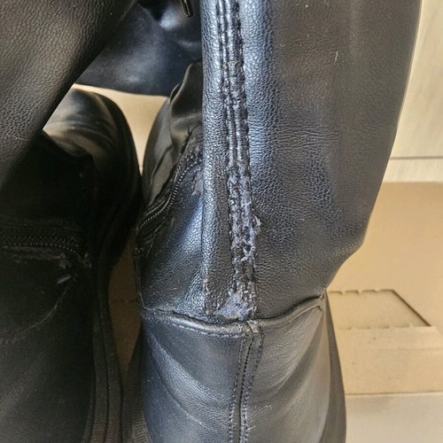 Zara over the knee boots used, black, size 39
