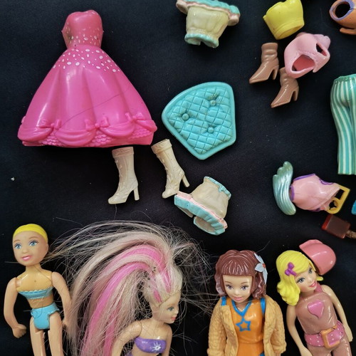 Poly Pocket dolls and accessories like new