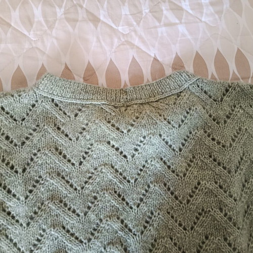 Woolen women's knitted sweater green veraman like new XL