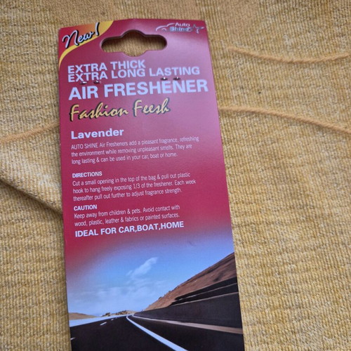 Car air freshener new with lavender scent