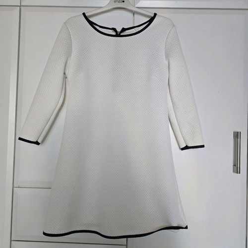 Elegant white A-line dress like new