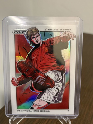 Κάρτα David Beckham 2024 Panini Prizm Premier League Manga σαν καινούργιο