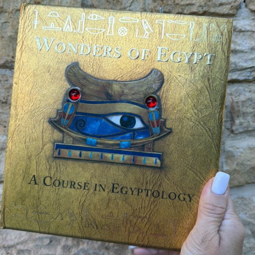 Wonders of Egypt A Course in Egyptology hardcover used