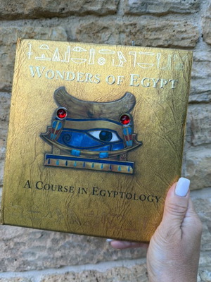 Wonders of Egypt A Course in Egyptology hardcover used
