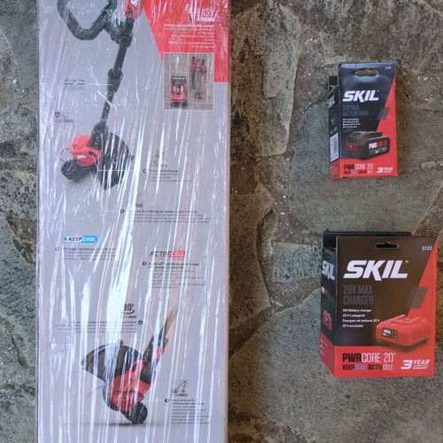 Skil D00261 Electric String Trimmer new, 20V Battery 25cm Cutting Width