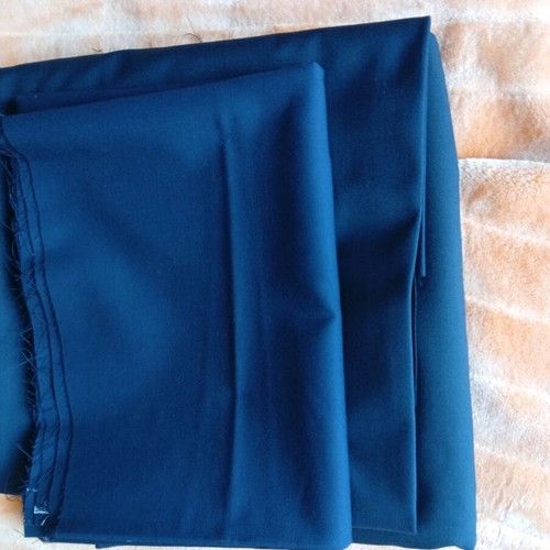Set of two blue fabrics, one thick and one summer type, new