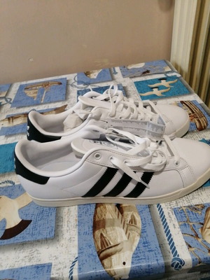 Adidas Coast Star men's sneakers new, size 44, black and white